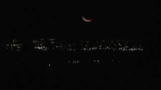 Interlude: Crescent Moon Over Perth Australia