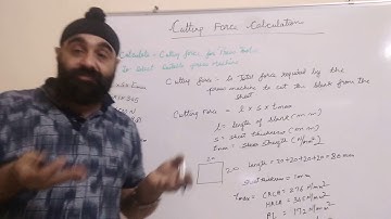 Cutting Force Calculations - Press Tool Design