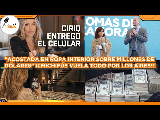HAY MÁS VIDEOS DEL MICHIFÚS JESICA CIRIO QUE HACE VOLAR TODO POR LOS AIRES: "ACOSTADA CON MILLONES"