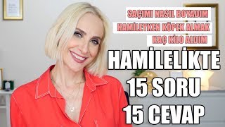 HAMİLELİKLE İLGİLİ 15 SORU 15 CEVAP, SAÇ BOYASI, KÖPEK BESLEME, KİLO, KOZMETİK | Sebile Ölmez screenshot 5