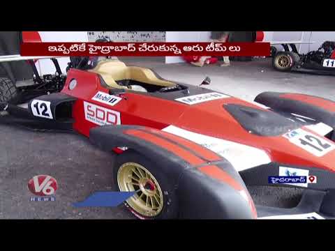 Special Report  On Formula E Race Competitions In Hyderabad | V6 News - V6NEWSTELUGU