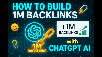 How to Build 1M Backlinks with ChatGPT AI (AUTOMATED TOOL Revealed!)