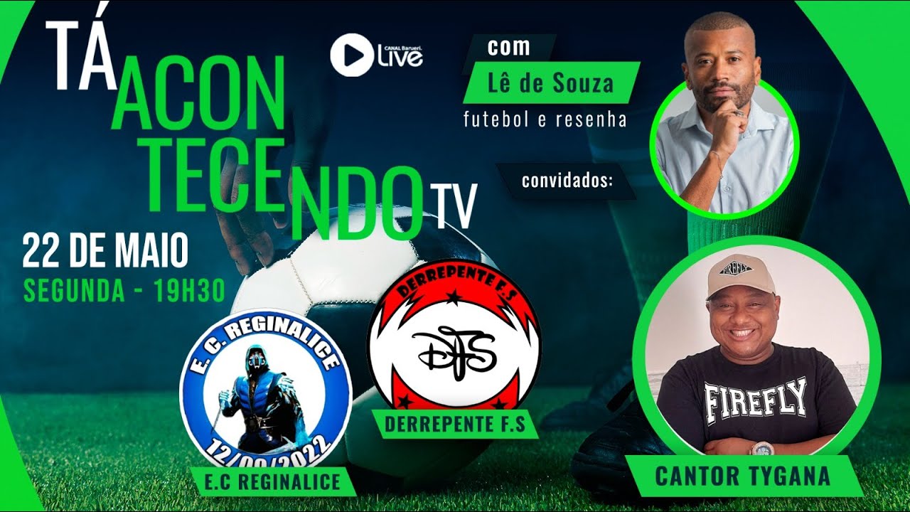 E.c Reginalice E Derrepente F.s | Tá Acontecendo Tv