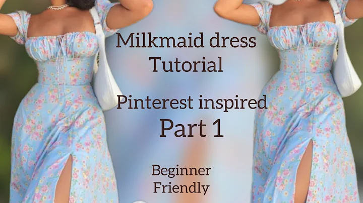 Milkmaid Dress Sewing Tutorial Beginner Friendly Part 1