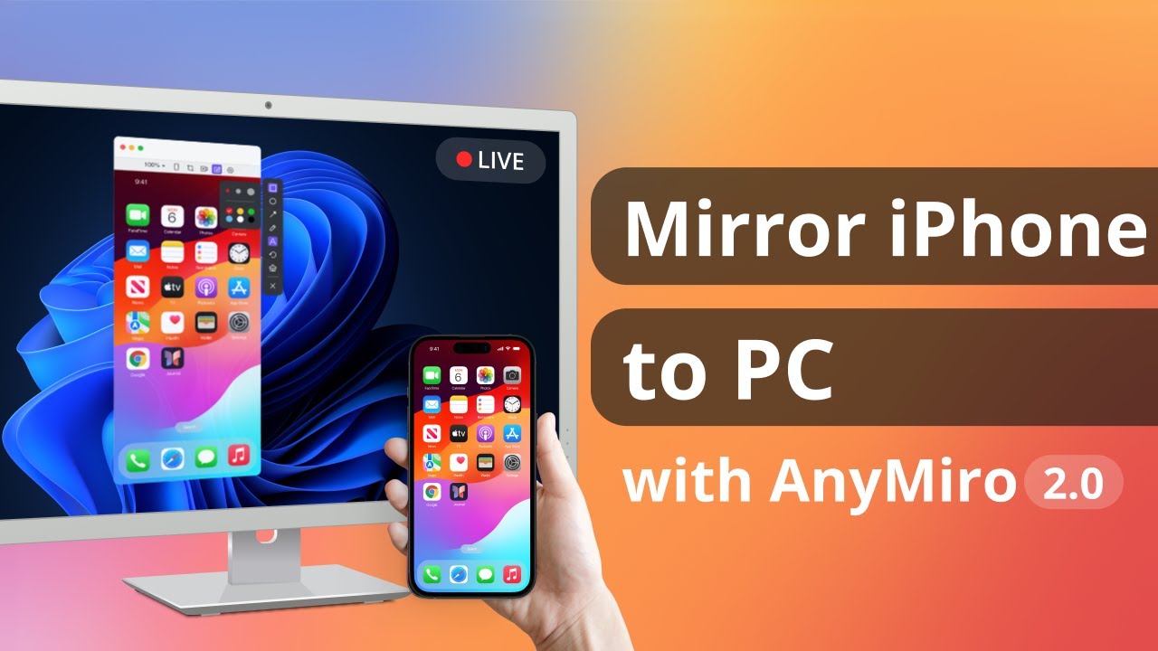 [AnyMiro 2.0] How to Mirror, Screenshot, Record, Annotate iPhone from ...