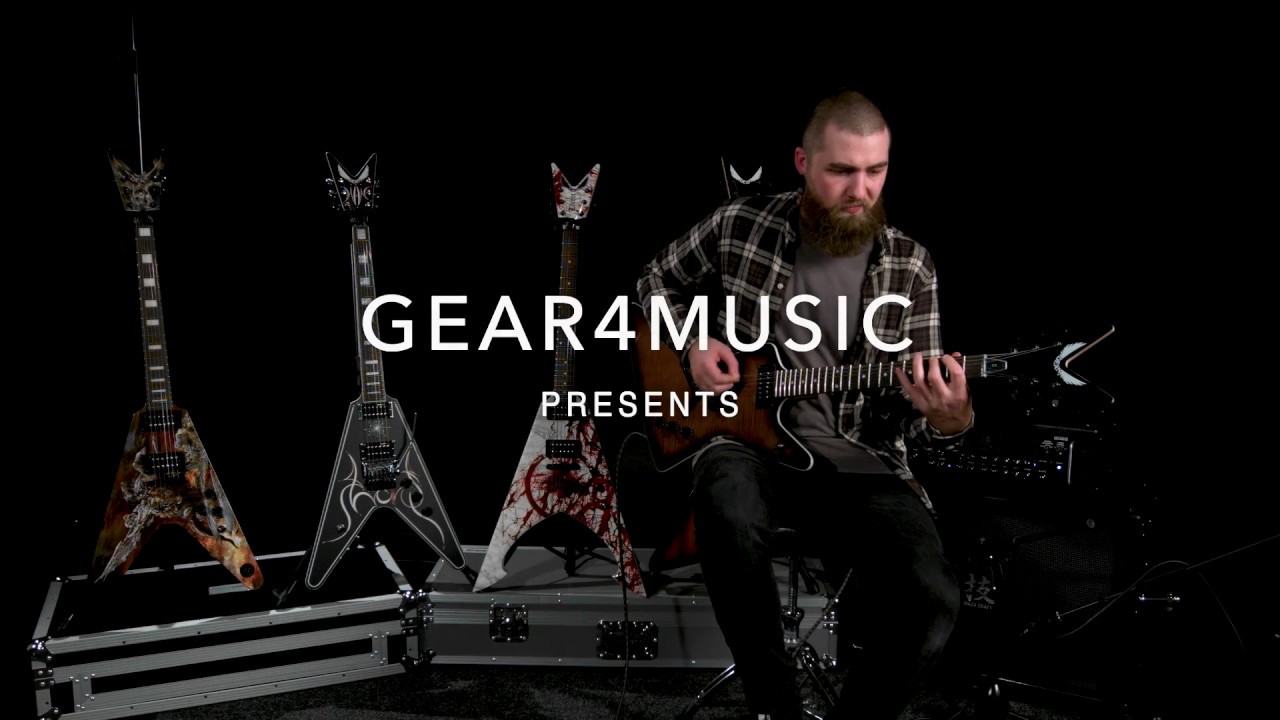 Dean ZX Flame Top Electric Guitar, Charcoal Burst | Gear4music Demo