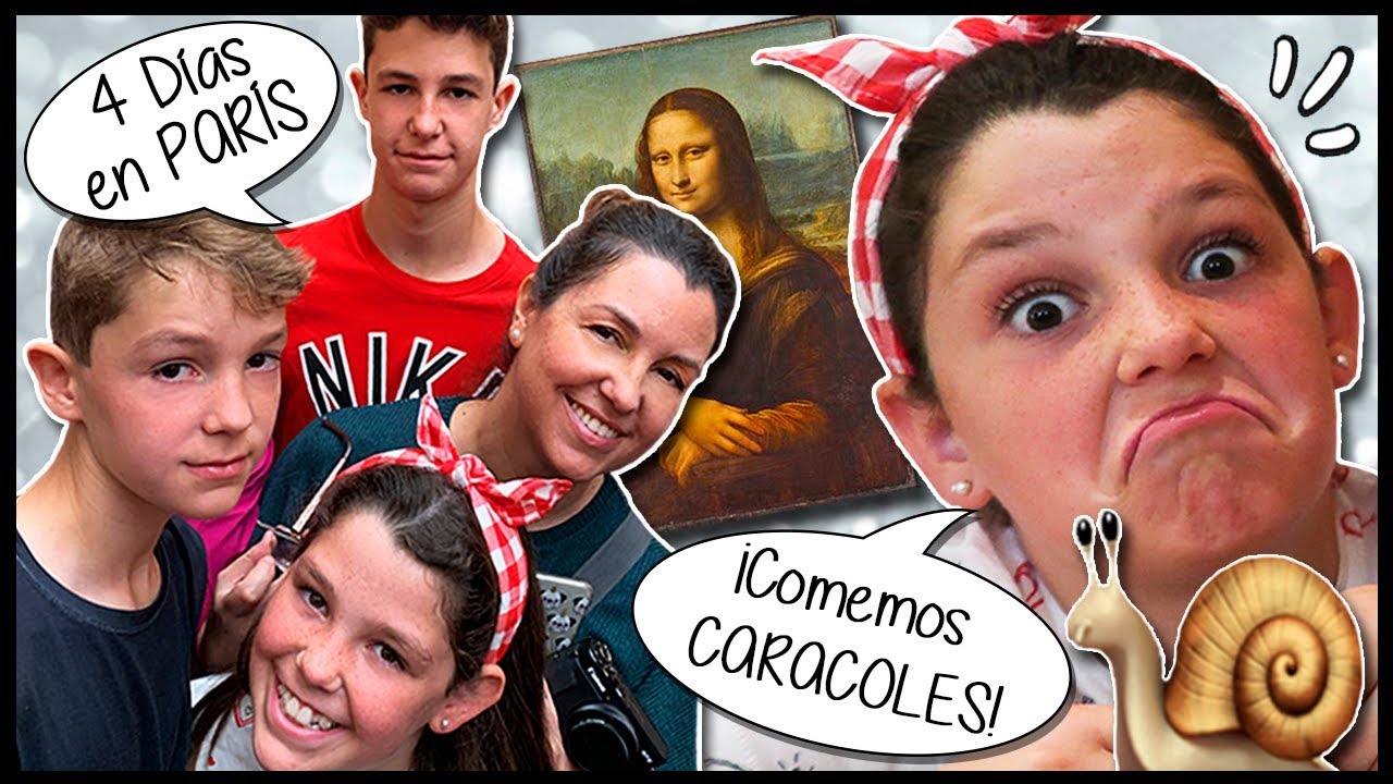 ¡¡4 Días en PARÍS!! 🇫🇷 Nuestra REACCIÓN al ver la MONA LISA o GIOCONDA 😱 y Comemos CARACOLES 🐌