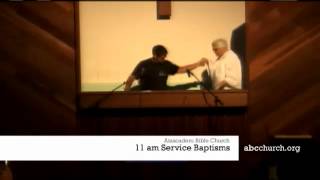 12 Baptisms at Atascadero Bible Church - July 29, 2012 (9am & 11am Services)