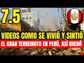 fue un monstruo, severo videos como se vivió y sintió el Mega Terremoto 7.5 en Perú Hoy (amazonas)