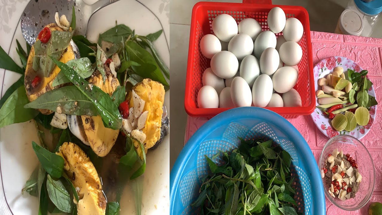 ស្ងោរពងទាកូនជាមួយទឹកដូងញាំជាមួយខ្ញុំបងប្អូន/How to boil baby duck eggs