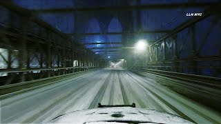 NYC Gopro Driving Through Snowstorm February 2021