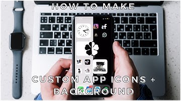How To Make Your Own CUSTOMIZED APP ICONS For Free + wallpaper iPhone IOS 14 | Step By Step Tutorial