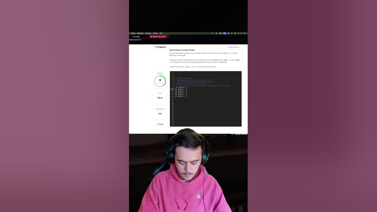 Day 2 Learning Vim - YouTube