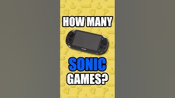 How Many Sonic Games Can You Play on the PS Vita?