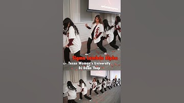 🌹 Sigma Lambda Alpha Sorority, Inc. Texas Woman’s University❤️🤍 #sigmalambdaalpha #twusla #sla1992