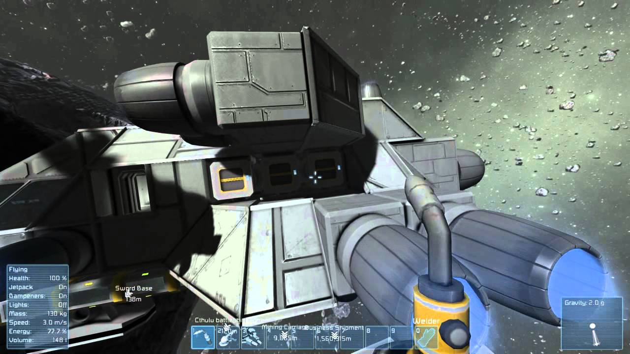 Space engineers | Grinder\Welder | Large Ship - YouTube