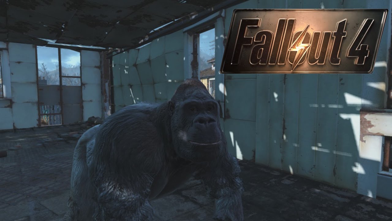 Fallout 4: How To Acquire Synth Gorillas - Best Settlement Creature! (Wasteland Workshop Secret)