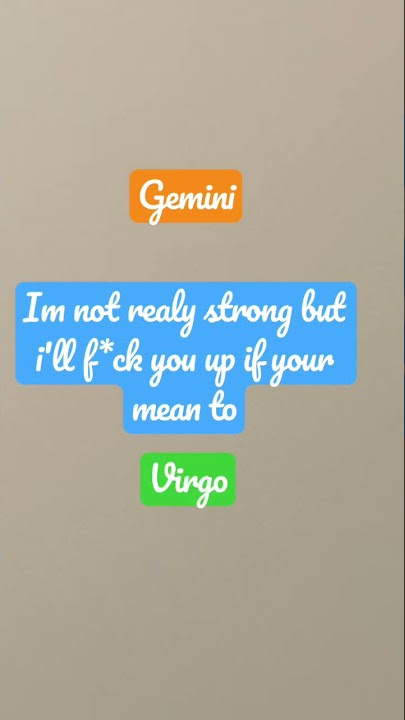Gemini Virgo