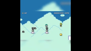 ■◇■P Switch Time Kaizo!□◆□ by †ΟDDTOAD2★ #shorts 🍄Super Mario Maker 2 4K Switch 2 No Commentary #dnz