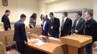 Суду У Справі Бузини: Адвокати Медведька І Поліщука, Заявили Відвід Судді. Київ, 13.04.2016.