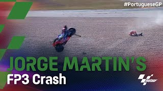 Jorge Martin's nasty FP3 crash | 2021 #PortugueseGP