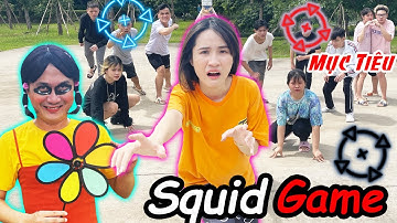 Thử Thách Trò Chơi Con Mực: Đèn Xanh Đèn Đỏ | SQUID GAME Ngoài Đời Thực | Vê Vê Channel