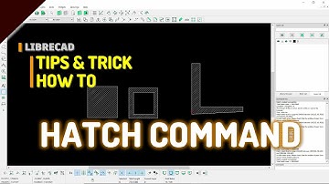 LibreCAD How To Use Hatch Command