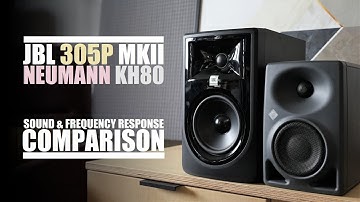 Neumann KH80 DSP  vs  JBL 305P MKII  ||  Sound & Frquency Response Comparison