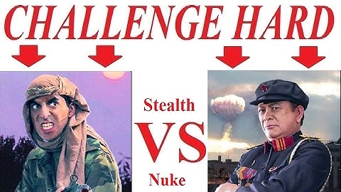 🔴 C&C Generals Zero Hour - Challenge Hard - 6 - Stealth vs Nuke 🔴