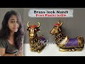 Brass Nandi Using Waste Materials/Bottle crafts/Plastic bottle craft ideas/Recycled plastic bottles