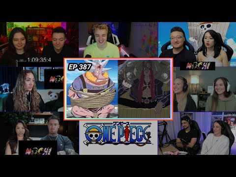 ONE PIECE | STRAW HATS RESCUE HACHI!!! |  EPISODE 387 | REACTION MASHUP | ワンピース