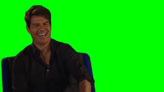 tom cruise laughing green screen