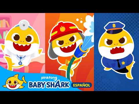Puedo Ser Lo que Quiera Ser 🩺🚒👮🏻 | Tiburón Bebé en Diferentes Profesiones | Baby Shark en español