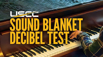 Sound Blanket Decibel Test by US Cargo Control - USCC