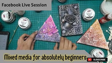 Mixed Media for absolutely beginners || How to start mixed media with Archana Sehgal || FB live