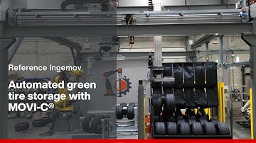 Automated green tire storage with MOVI-C® | Reference Ingemov | SEW-EURODRIVE