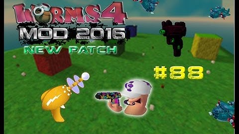 Worms 4 Mod 2016 New Patch #88 Black Ops 3 Mode 5 (Big Square and Weapons Match)