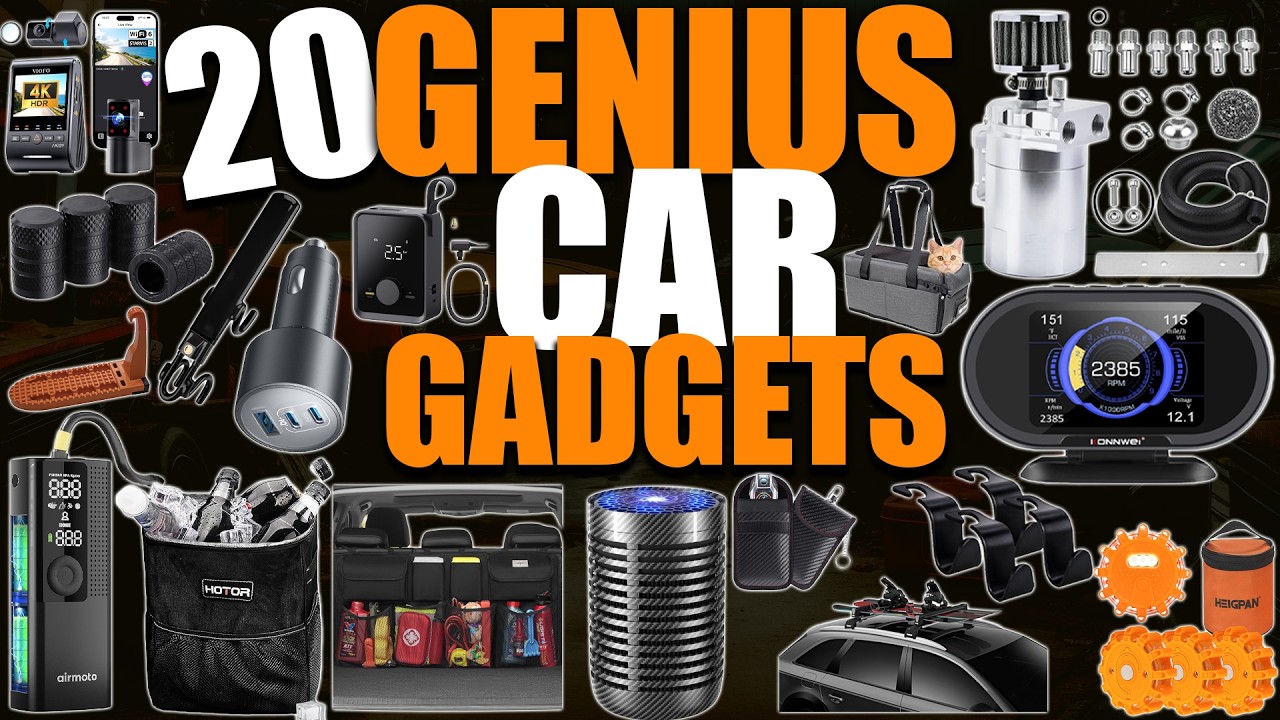 20 гениальных автомобильных гаджетов, которые облегчат вашу жизнь