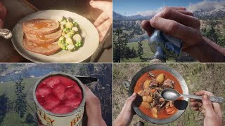 Red Dead Redemption 2 - All Food and Drinks (Reupload)