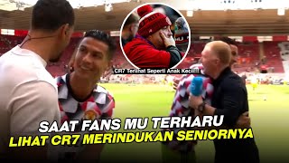 RINDU BERMAIN BERSAMA 😭 Aksi Haru Ronaldo Saat Menyapa Ferdinand & Scholes Sebelum Laga Lawan Soton