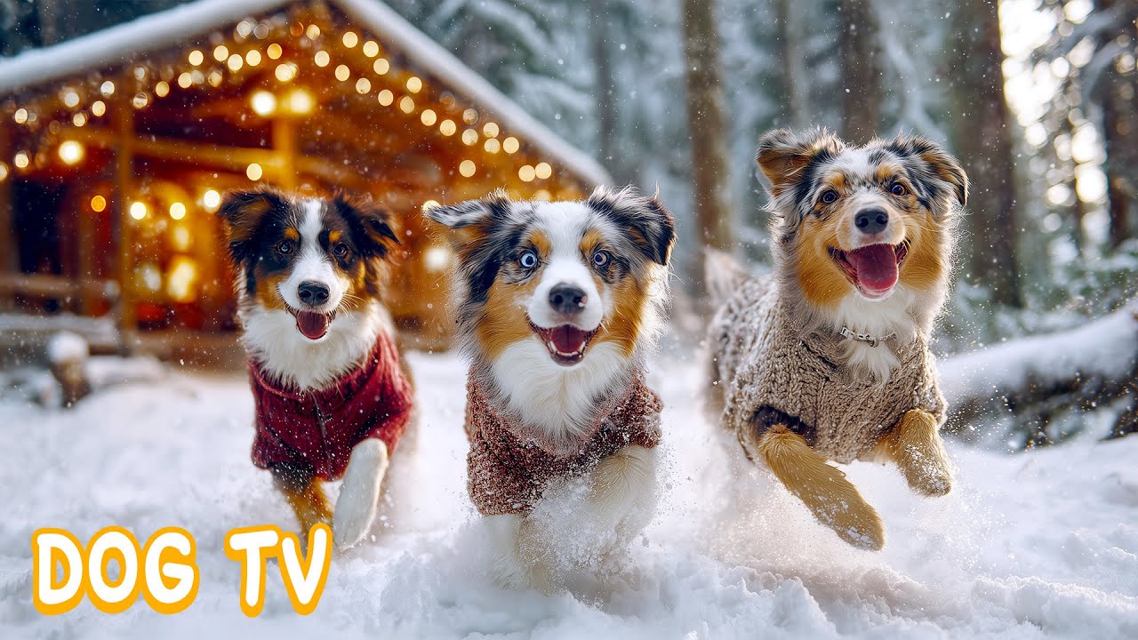 12 Hours of Dog TV for Dogs to Watch 🐶💖 Anti Anxiety Healing Music 🎵 Calm Dogs Home Alone ❤️