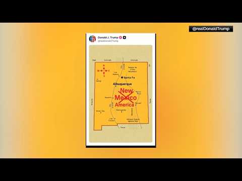 Trump floats renaming New Mexico as ‘New America’