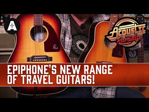 Epiphone's New Range of Vintage Inspired Travel Guitars - Full-Body Tone, but Half the Size!
