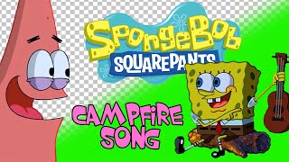 Spongebob And Patrick Campfire Song Green Screen