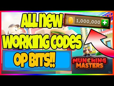 All 5 New Codes In Munching Masters Roblox August 2020 Youtube - new munching masters roblox