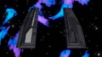 3D Modeling Time-lapse - Sci-Fi Spaceship Wings