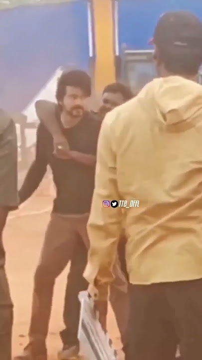 #Varisu Fight Behind-the-scenes 💥 #thalapathy #vijay #varisu