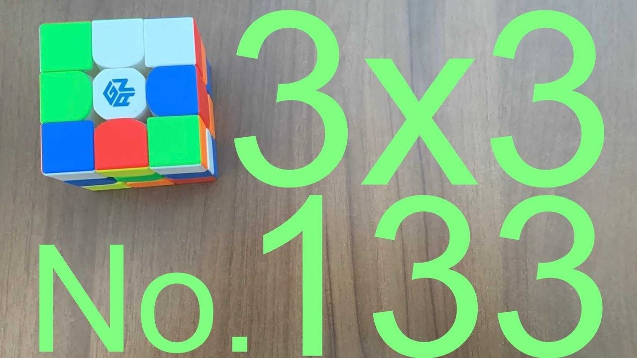 [3x3] No.133 Solve Cube | scramble | ASMR - YouTube