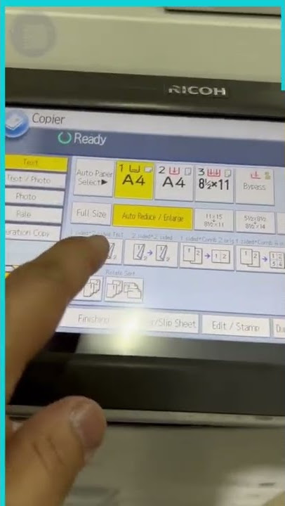 How to Copy 1 Sided to 2 Sided | 2 sided to 2 Sided | #Shorts #YT