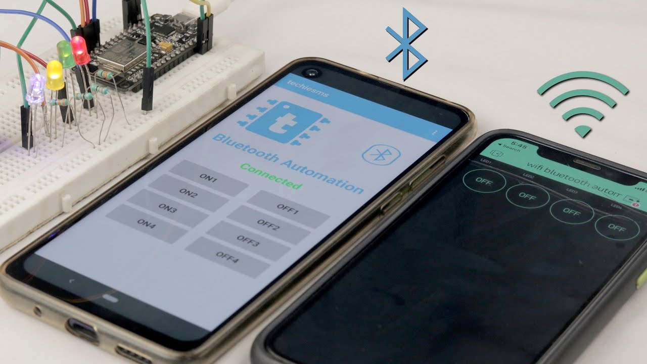 WiFi + Bluetooth Home Automation project that works with & without ...
